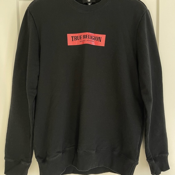 TRUE RELIGION
Logo-print Mens Cotton Sweatshirt In Black - Picture 2 of 3